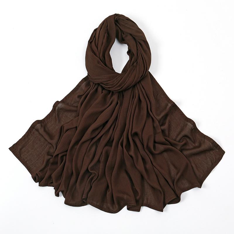 Новые вискозные хлопковые хиджабы Шарф-накидка Женский мусульманский хиджаб Шарф Более широкая повязка на голову Многоцветный модальный платок на голову Большого размера Тюрбан