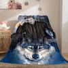 French legendary rock singer and actor Johnny Hallyday blanket soft home furnishing nap decoration four seasons warm Sherpa blanket U23