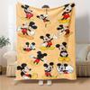 Mickey Mouse Adventures Flannel Blanket Super Soft Warm Cozy Blanket For Sofa Bed Office Travel Allseason Home Decor Gift