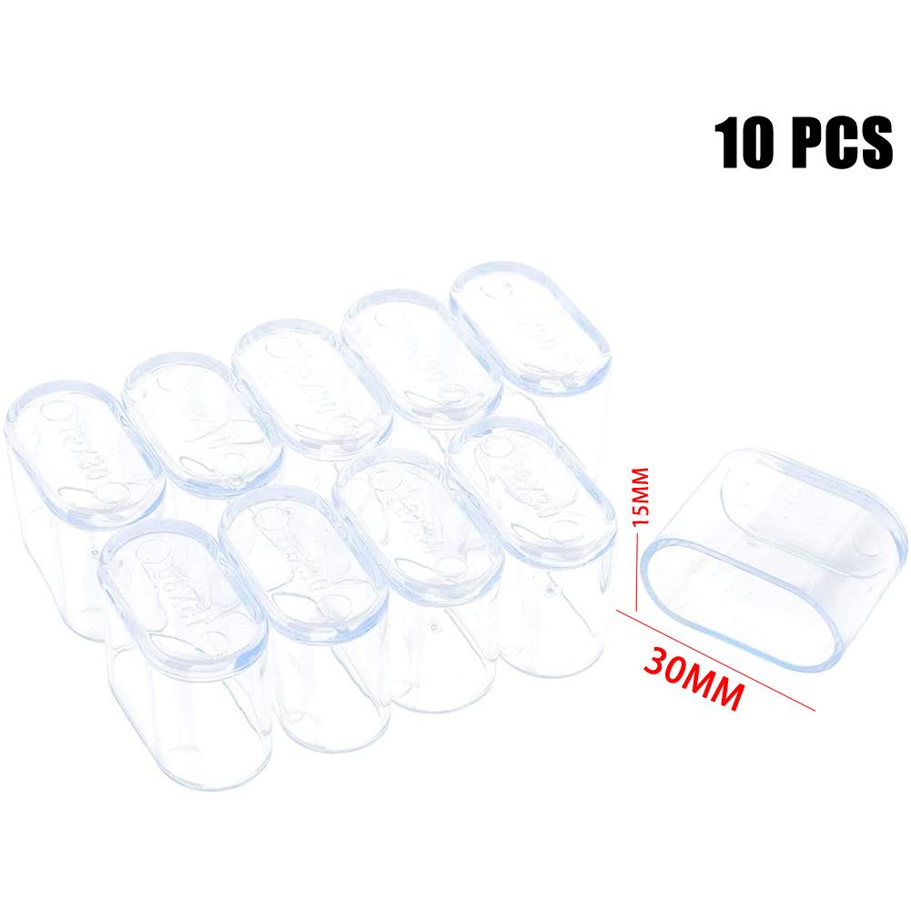 Oval Covers Chair Leg Cap 10Pcs Table Feet For Outdoor Furniture Garden Home Supplies PVC Rubber Practical 2025