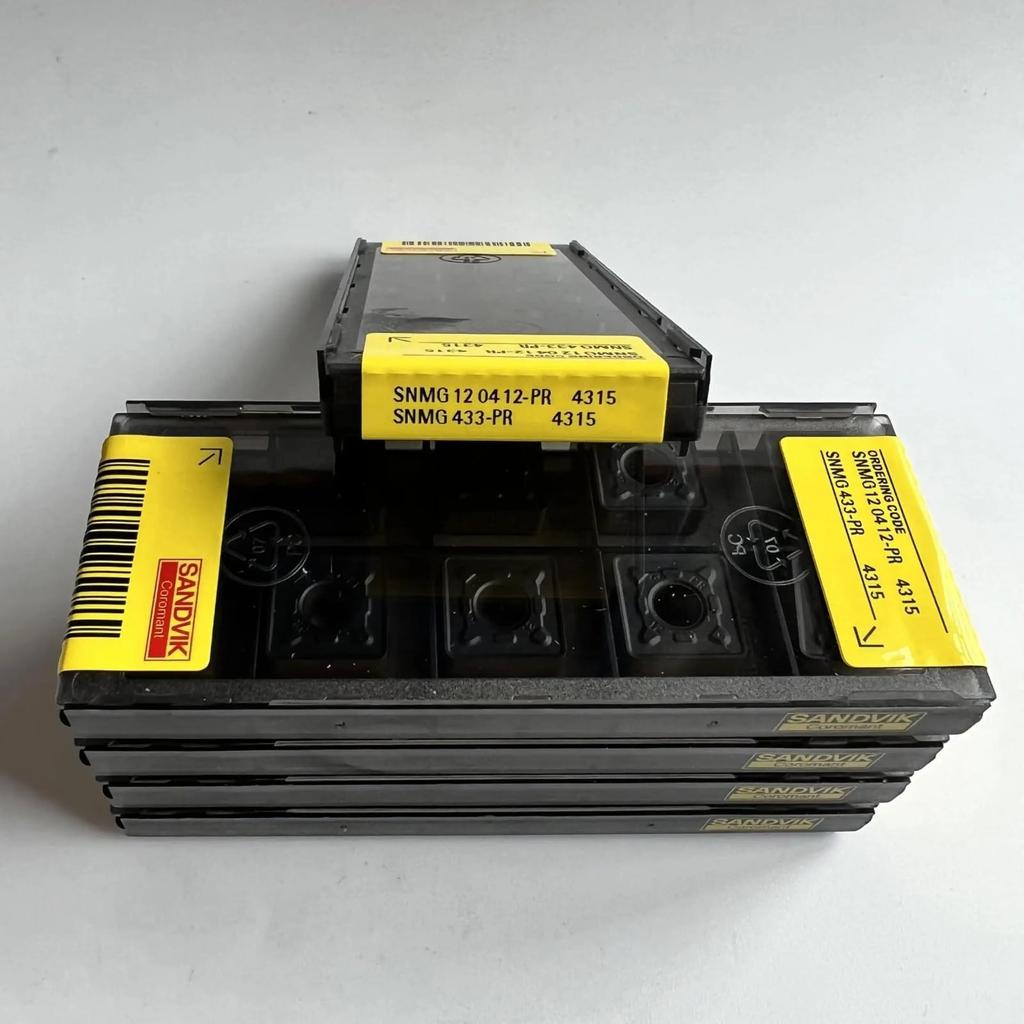 Original Sandvik / SNMG120412-PR 4315 / CNC Lathe Carbide Blade 10 PCS