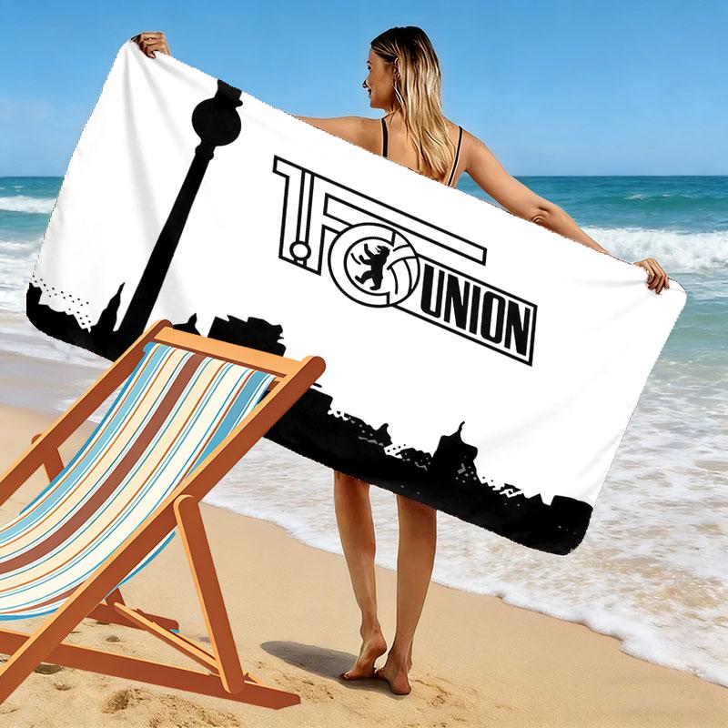 Union Berlin Print Beach Towel, Large Soft Quick Dry Towel for Beach Camping Swimming