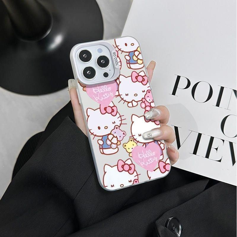 Взрывозащищенный чехол TEMU/Xiyin/TikTok Sanlio TK кот Hello Kitty для мобильного телефона Apple 16
