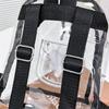Korean Style Transparent Backpack Large Capacity Shopping Bags Simple Fashion Jelly Bag  Travel