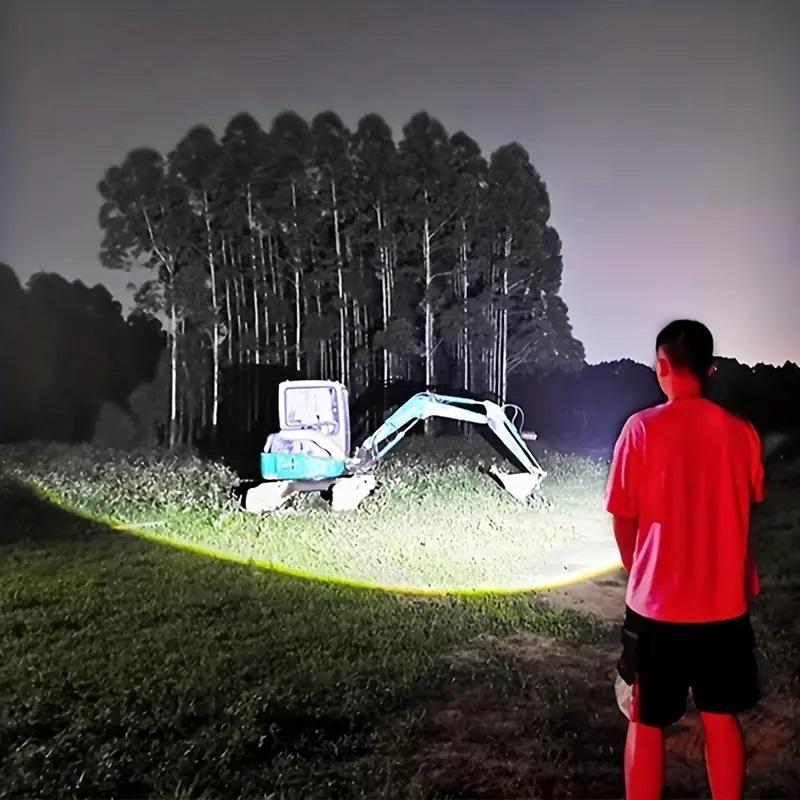 Новейший светодиодный фонарик высокой мощности, перезаряжаемый фонарик типа C 18650, тактический фонарик дальнего действия, супер яркий фонарик для рыбалки