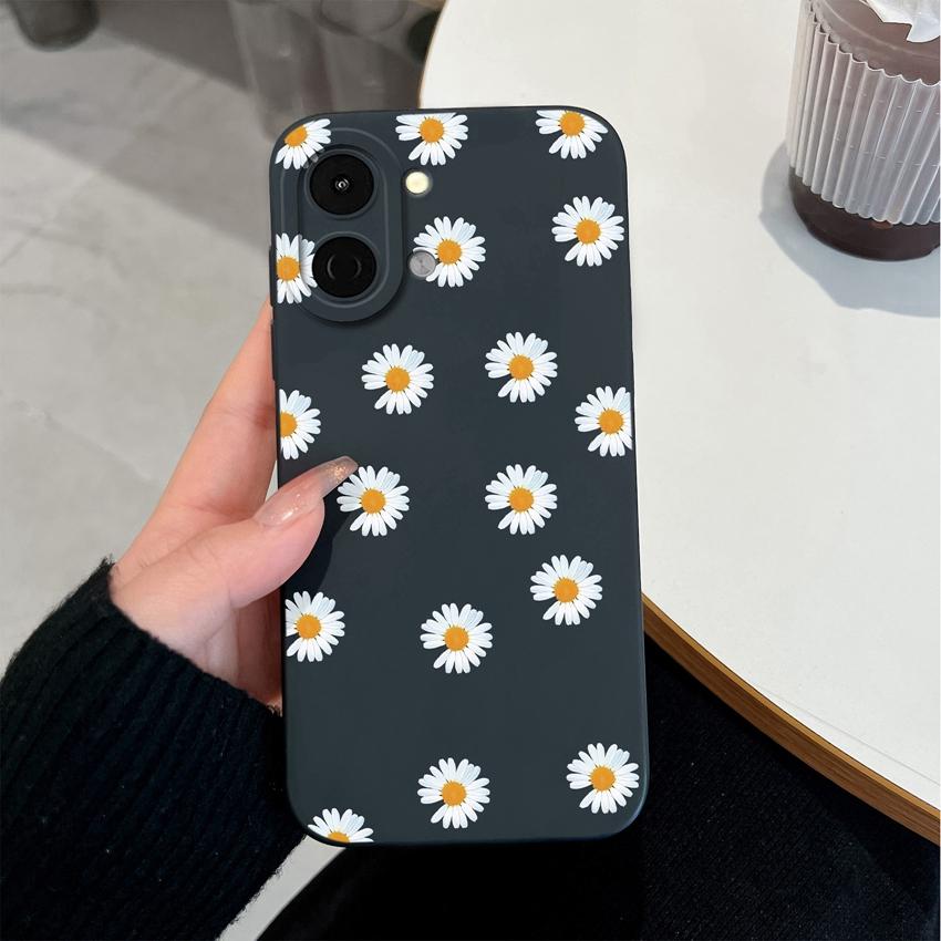 For Tecno Spark Go 3 2 1S 30 40 40C Pova 7 Ultra Pro Neo Case Beautiful Butterfly Sunflower Fashion Housing Soft Liquid Silicone Anti Slip Back Covers