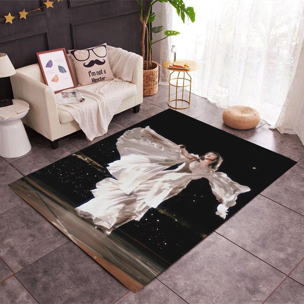 Taylor Swift Themed Anti-Slip Rugs - Polyester Home Decor, Suitable for Bedrooms, Living Rooms, Doorways, Studios, and Decorations