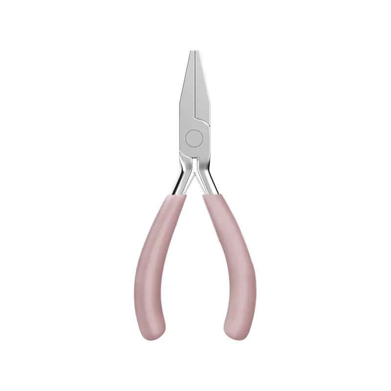 Mini Pliers Diagonal Pliers Round Bent Needle Nose Cutter Handcraft Beading Insulated Plier for DIY Small Jewelry Pliers Tools