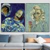 Vintage Poster Van Gogh Self Portraits Canvas Painting Modern Art Funny Print Bedroom Wall Picture For Living Room Home Decor