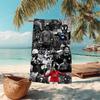 1pc Blue Passion Ronaldos Journey Microfiber Quick Dry Beach Towel Absorbent Soft Oversized Sand Free Towel for Travel Pool Gym Swimming Yoga 20a55