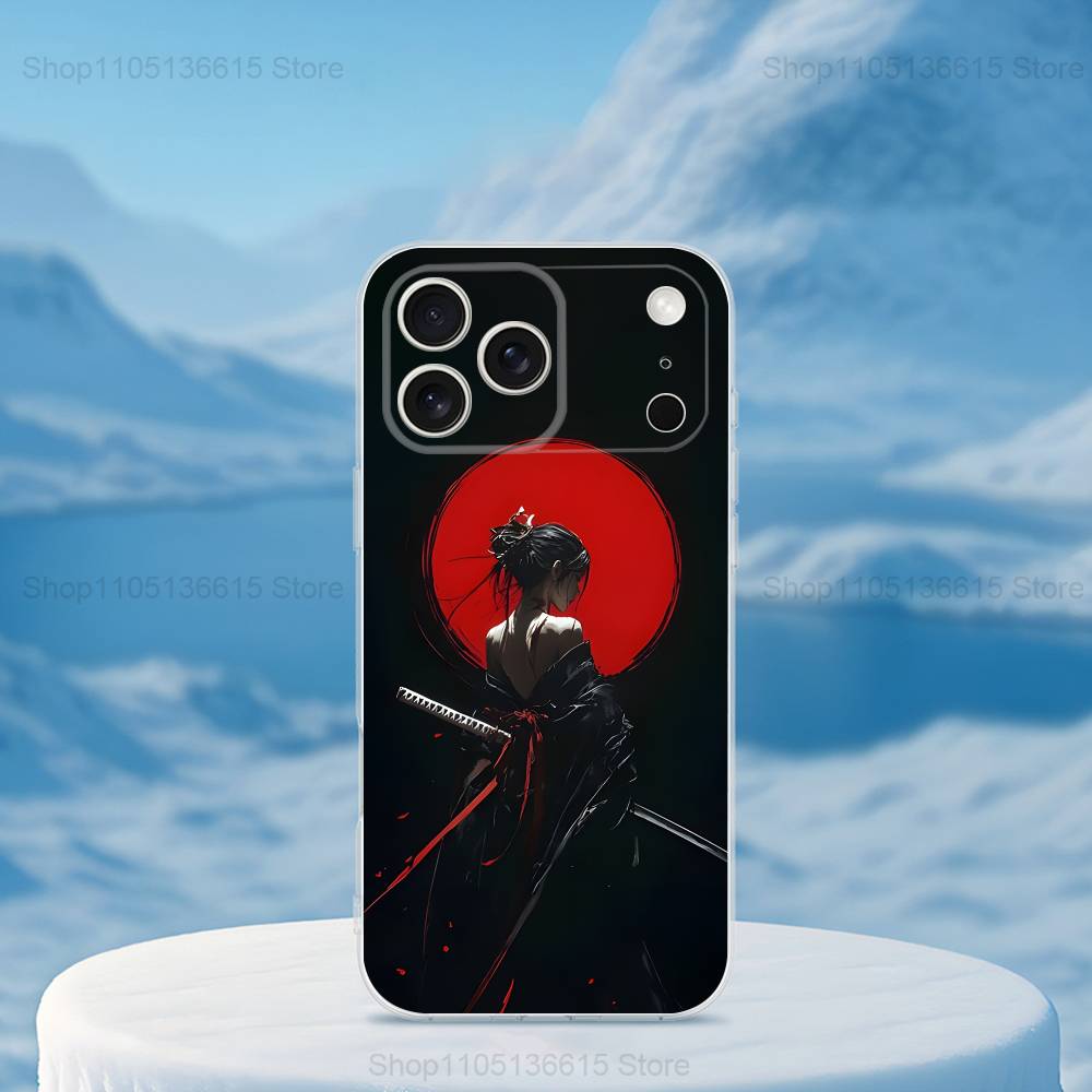 Крутая Арт Воинственная Женщина Для iPhone 12, Mini, 16, X, 17, Plus, 11, Max, 13, XR, 15, Pro, 14, SE, XS, Прозрачный Мягкий Чехол