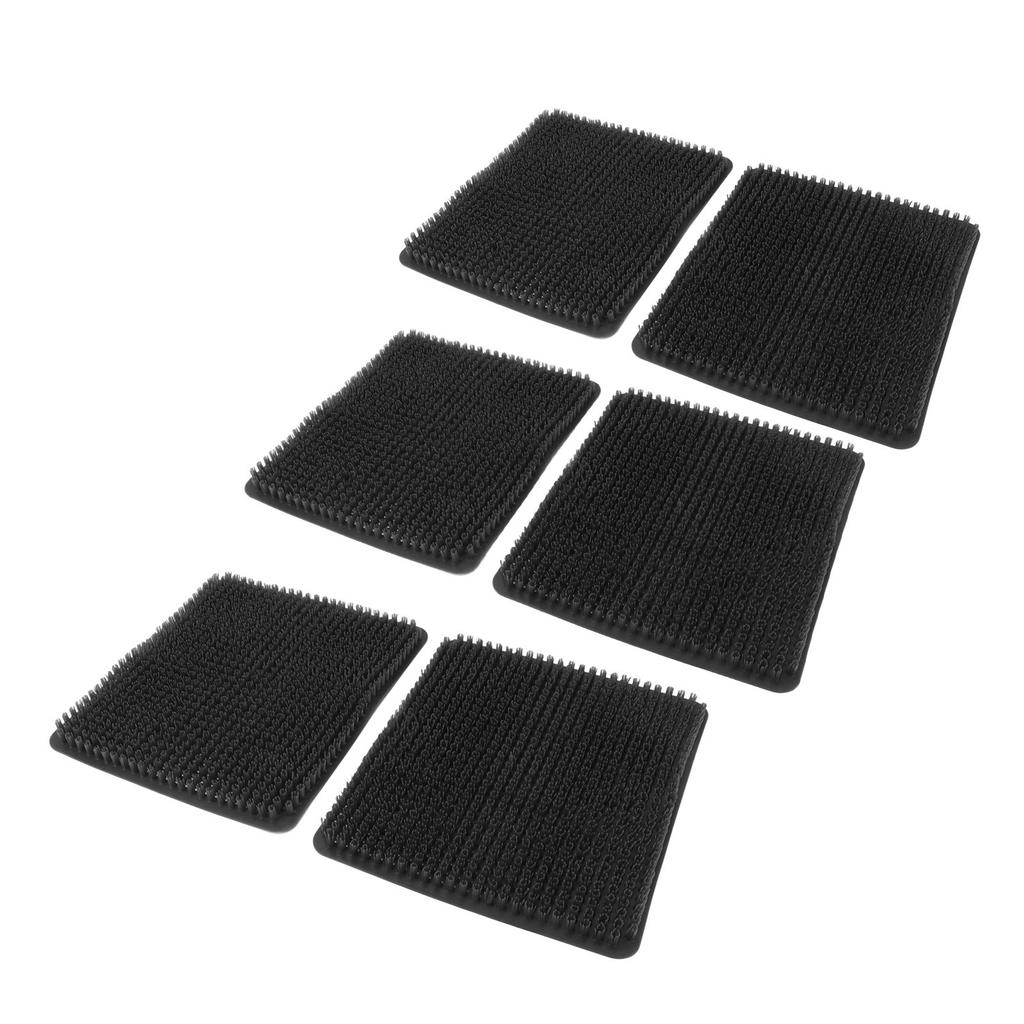 6 Pcs Chicken Nesting Box Pads PE Chicken Nesting Pads for Coop Chicken Egg Laying Accessory Black