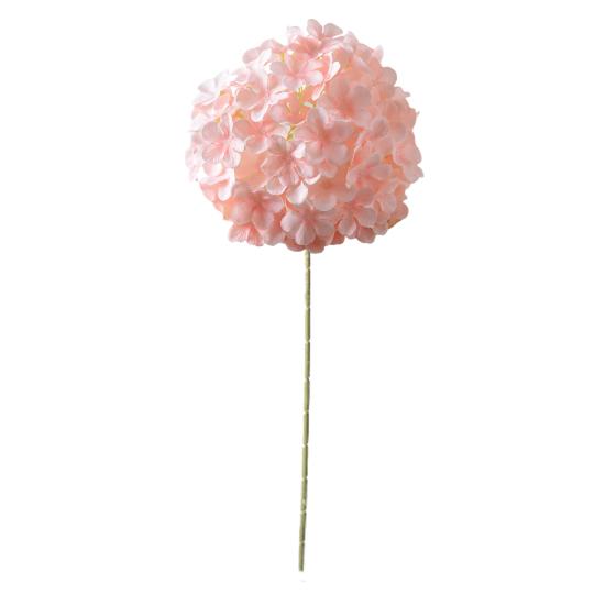 Real Touch Faux Hydrangea Flower 27" Large Fake Silk Hydrangea with Long Stem for Vase Wedding Party Centerpiece Home Table Decor