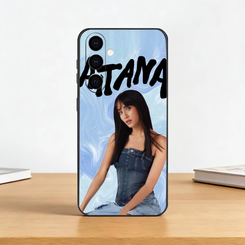 Чехол для телефона Singer A-Aitana Cuarto Azul для Samsung Galaxy A73, A72, A71, A70, A53, A52, A51, Мягкий силиконовый черный чехол