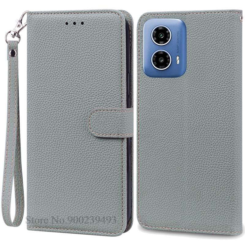 Для Moto G34 5G чехол кожаный кошелек раскладной телефон чехол для Motorola G34 5G чехол книжка чехол для Moto G34 чехол Fundas Shell