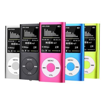 32 ГБ 1,8-дюймовый ЖК-плеер Mp3 Mp4-плеер Медиа/музыка/аудио HIFI-плеер Запись голоса FM-радио рекордер Поддержка карт TF/SD, с наушниками и кабелем для зарядки