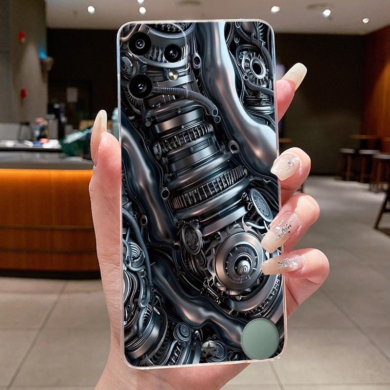 Прозрачный чехол для Nothing CMF Phone 2 Pro A001 Lucky Dragon King Для Nothing Phone (3a) Lite 5G Ударопрочный Мягкий Чехол