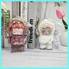 Protective Case For Sp Skullpanda Doll Transparent Portable Organizer Storage Case Dust Protective Cover With Silicone Strap