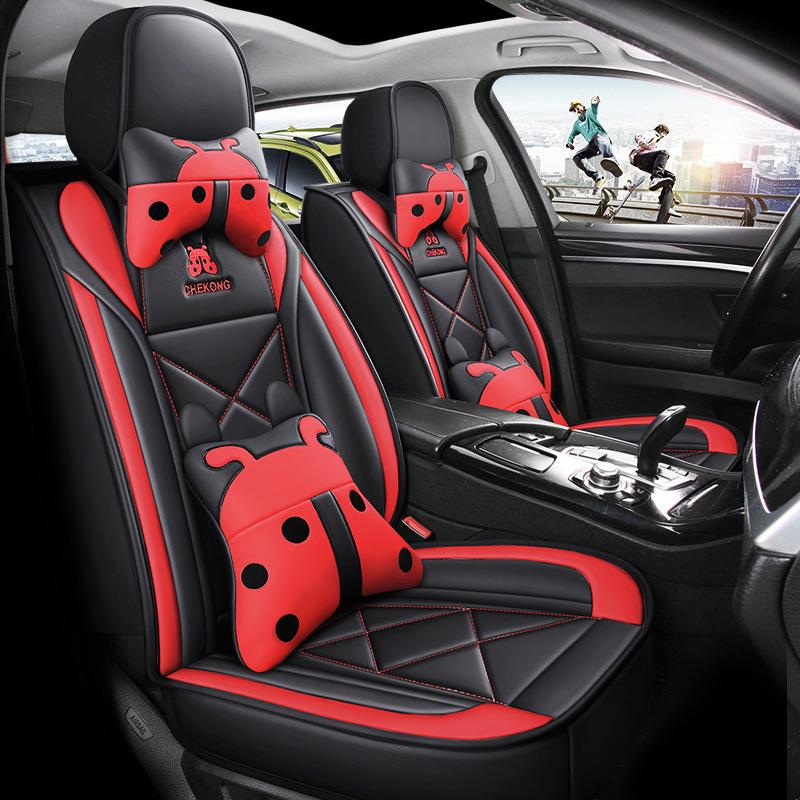 2021 Universal Cartoon Car Seat Cushion & Cover for All Seasons