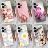 Clear Phone Covers For Oppo Find X2 X3 X5 K3 K9 K7 R11 R15 Realme 14 Beautiful Tulip Rose Patterns Soft Slim Silicone Anti Fall Housing For Oppo Cases