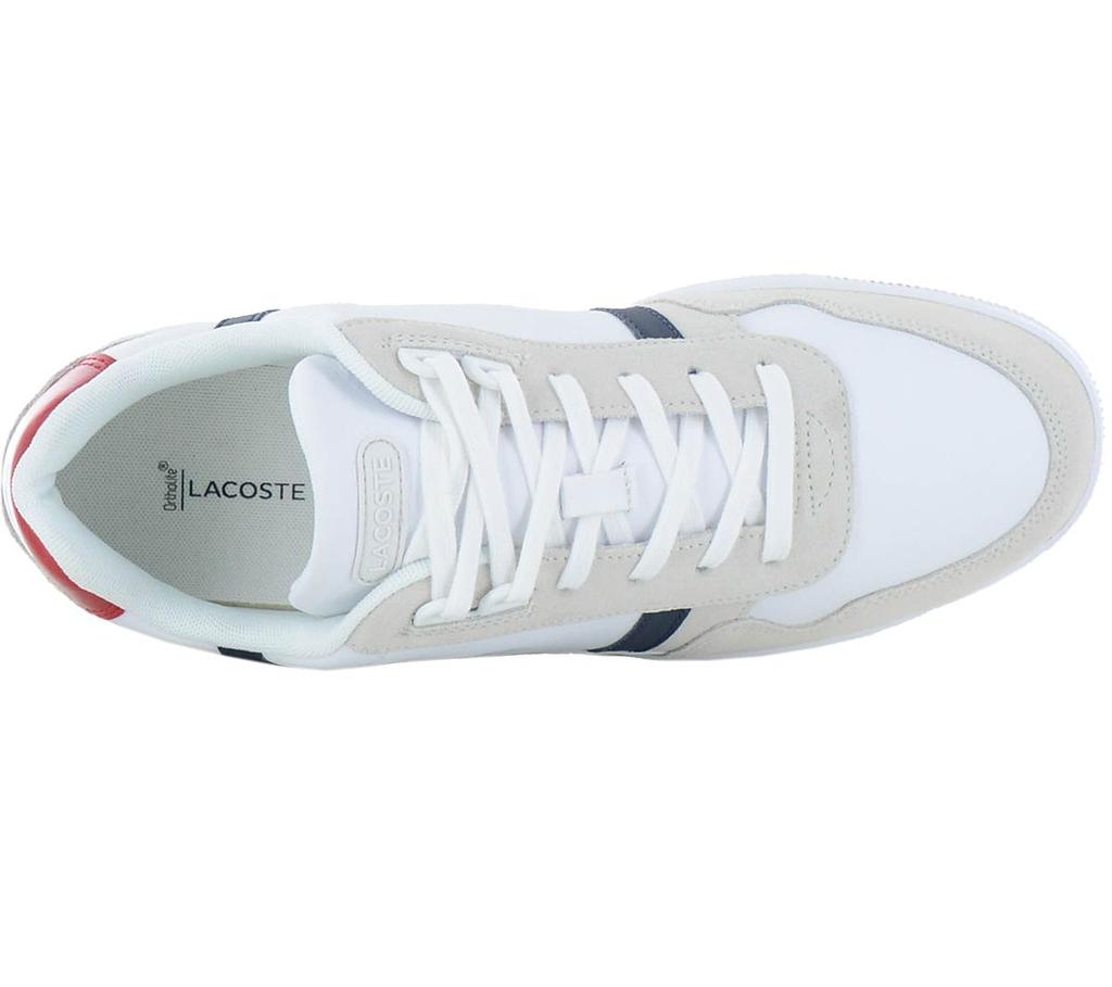 Lacoste T-Clip Leather - Мужские кроссовки Кожаные белые 740SMA0048407 ОРИГИНАЛ