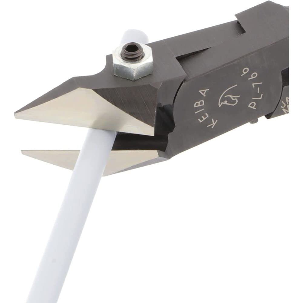 Maruto Hasegawa kosakujo Keiba Plastic Diagonal Standard Cutting Nippers, 35-Degree Edge, 150mm, PL-766
