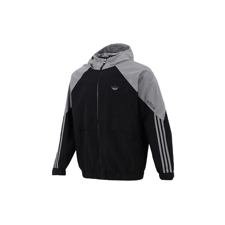adidas Мужская куртка Originals Черная с капюшоном Умеренная Инструктор HC0328
