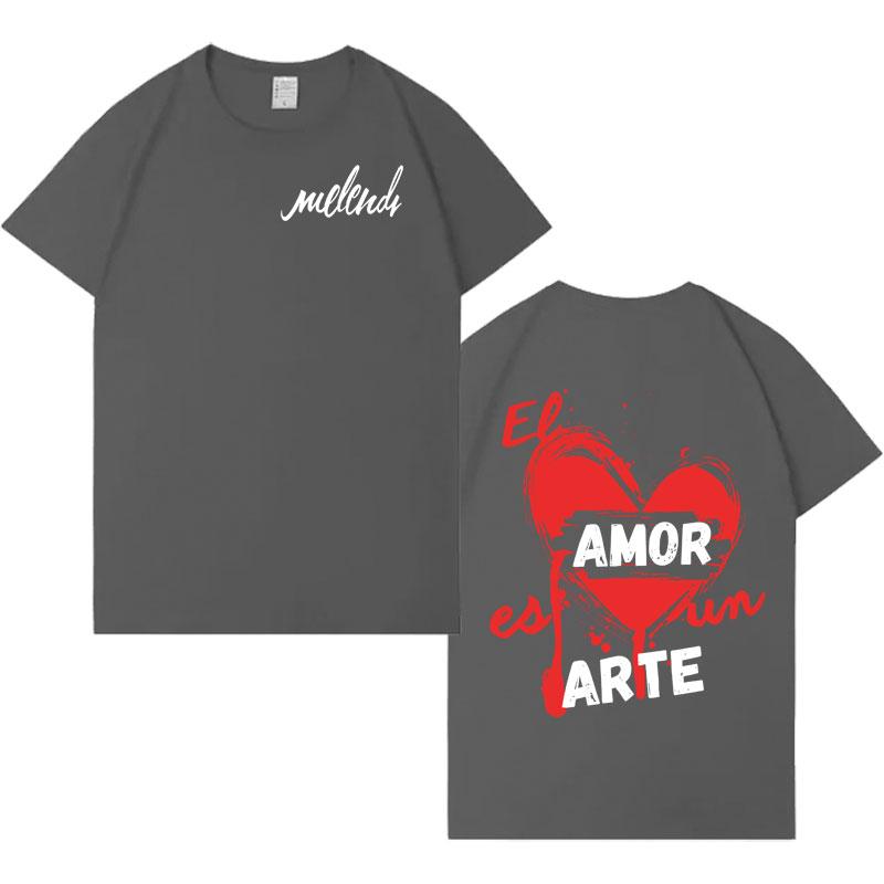 Singer Melendi Tour 2025 Trendy Graphics Tshrit Mens Womens Pop Oversized Tops Hiphop Aesthetic Casual Cozy Tshrits Streetwear