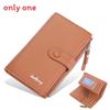 Womens Midlength Wallet With Waterproof Pu Material And Zipper Closure For Everyday Carry