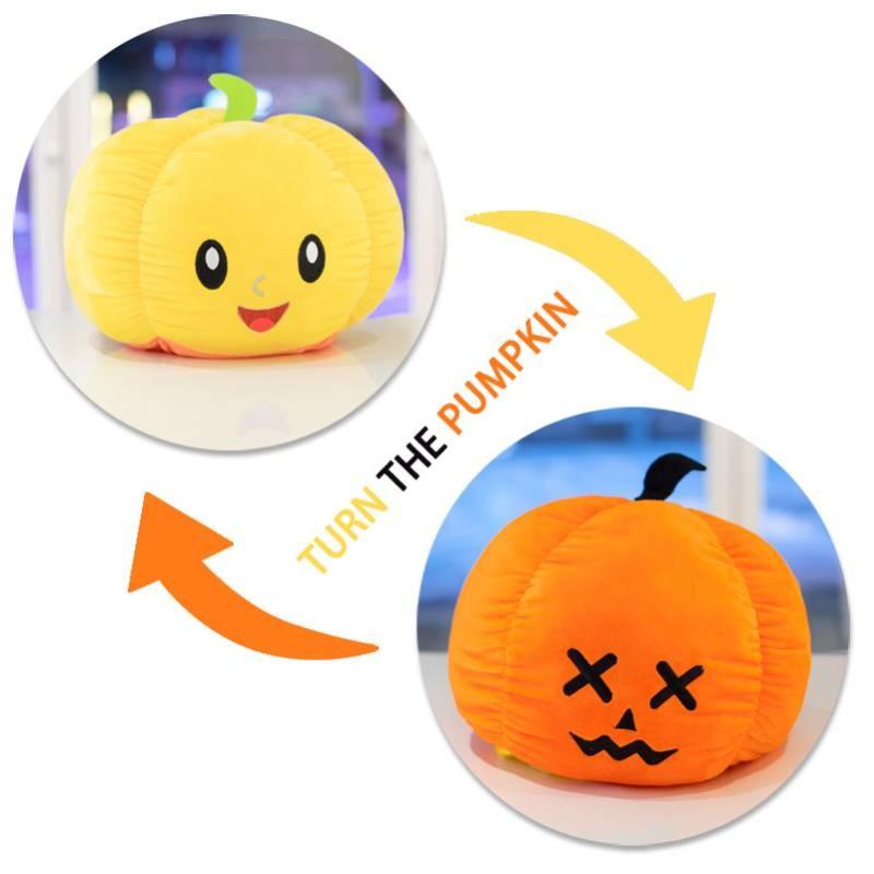 Ghost Flipping Cartoon Pumpkin Plushie Toy Cute Halloween Prank Holiday Gift