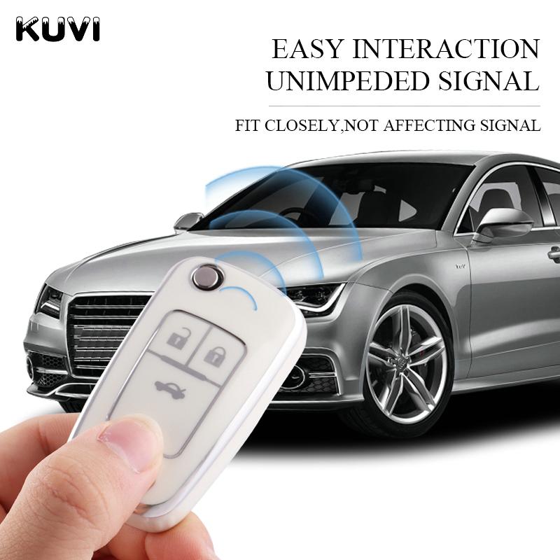 Новый чехол-оболочка из ТПУ для ключа-брелока Chevrolet Cruze Aveo Trax Opel Astra Corsa Meriva Zafira Antara J Buick Защита ключа