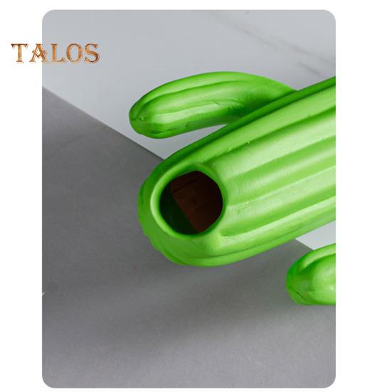 4 шт. шипов для полива в форме кактуса, терракотовые глиняные колышки для растений с самополивом, шипы для полива с медленным высвобождением для комнатных и уличных растений