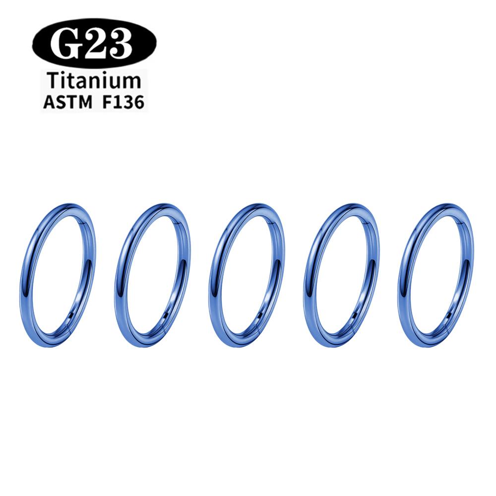 5/50 шт. ASTM F136 G23 Титановый Пирсинг Кольцо в Нос Пирсинг Кольцо в Губу Серьга Диафрагма Кликер Трагус Украшения для Тела 14G16G18G20G