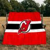 Jersey Devils Flannel Blanket, Use for Birthday/Holiday Gift, Soft Blanket for Sofa/Bed/Camping/Office/Tourism Use,All Seasons