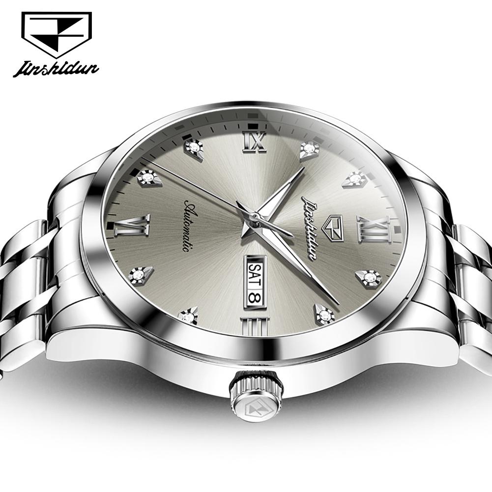 JSDUN 8980 Automatic Mechanical Watches For Man Simple Luxury Business Men's Wristwatches Waterproof Luminous Original Man Watch
