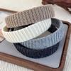 Classic Retro Solid Knitting Wool Headbands Womens Elegant Versatile Hair Hoop Wash Face With Wide Hair Band Fashion Accessories