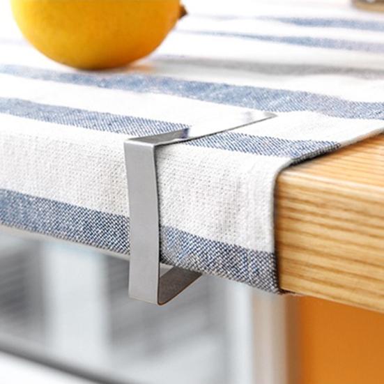 6/12/24 шт. зажим для скатерти из нержавеющей стали нескользящий прочный для использования в помещении и на открытом воздухе свадебная вечеринка