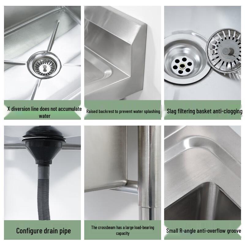 Раковина из нержавеющей стали с одной чашей