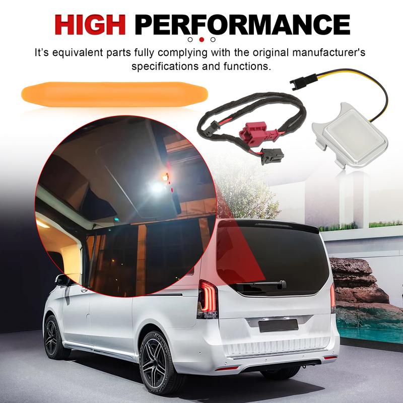 Trunk lighting For Benz 2016-Now V Vito W447 W448 Lights Compartment Trunk Boot Lights white LED Boot Light Replacement