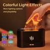 Perfume Humidifier Ultrasonic Air Humidifier With LED Lighting Simulation Colorful Flame Fragrance Essential Oil Flame Lamp