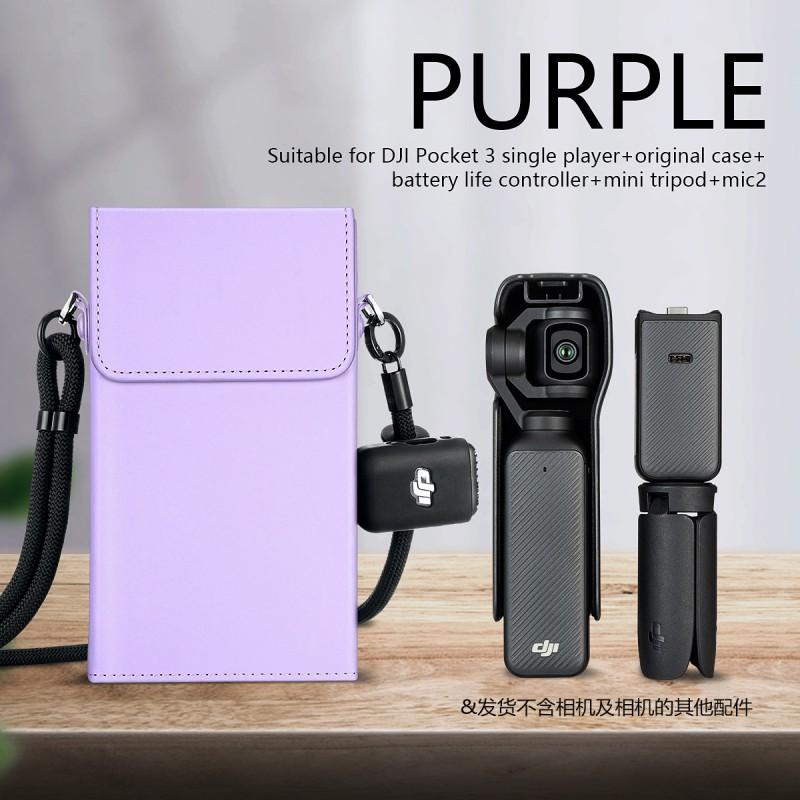 DJI Pocket 3 Camera Carry Case With Neck Strap Waist Belt Multi-Functional Protective Pouch Outdoor Travel