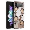 Mr Bean Cartoon Case For Samsung Galaxy Z Flip 7 6 5 4 3 z Flip7 Flip6 Flip5 Flip4 5G Phone Cover Flip3 Folding Coque