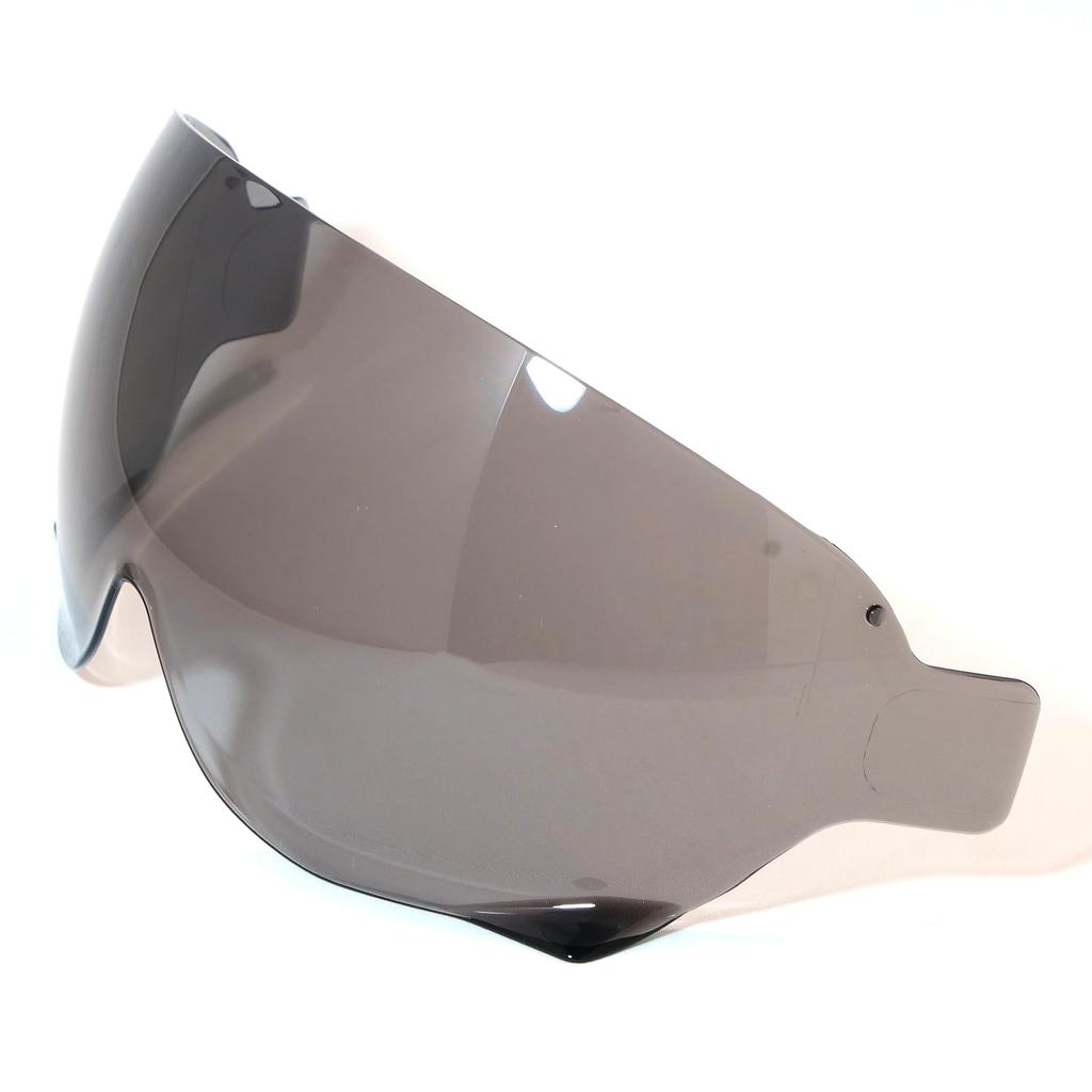 Compatible replacement shield for SHOEI Mirror UV suitable for motorcycle touring and jet helmets CJ-3 EX-ZERO/J-O helmets. shield, cut, (black).
