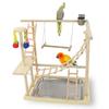 Parrot Interactive Playground Parrot Training Solid Wood Stand Stand Pole Bird Supplies Bird Shelf Parrot Stand Stick