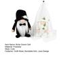 2Pcs/Set Bride Groom Doll Lace Bendable Flower Arm Cloth Nose Design Ornament Wedding Gnome