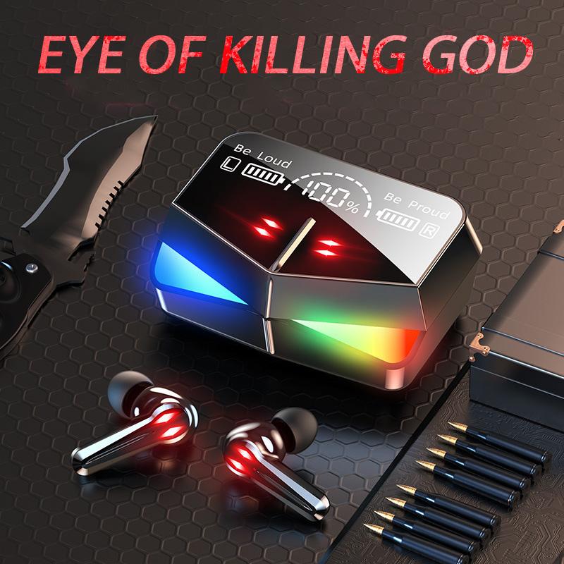 New TWS Wireless Bluetooth Headset Gamer LED Digital DIsplay Earbuds With Mic Wireless Headphones Stereo HIFI Bluetooth Earphone