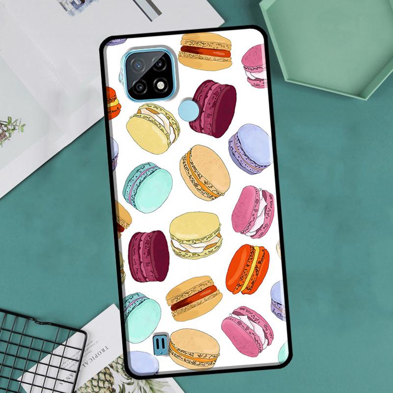 Десерт торт макароны милый для OnePlus 10 Pro 9 Pro 8T 9R Nord2 чехол для Realme 9 8 Pro 8i 9i C35 GT Neo 2 3 Master