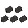5Pcs Extruder Hotend Cover Black Silicone Anti Stick Stable Heater Block Cover for Bambu Lab X1
