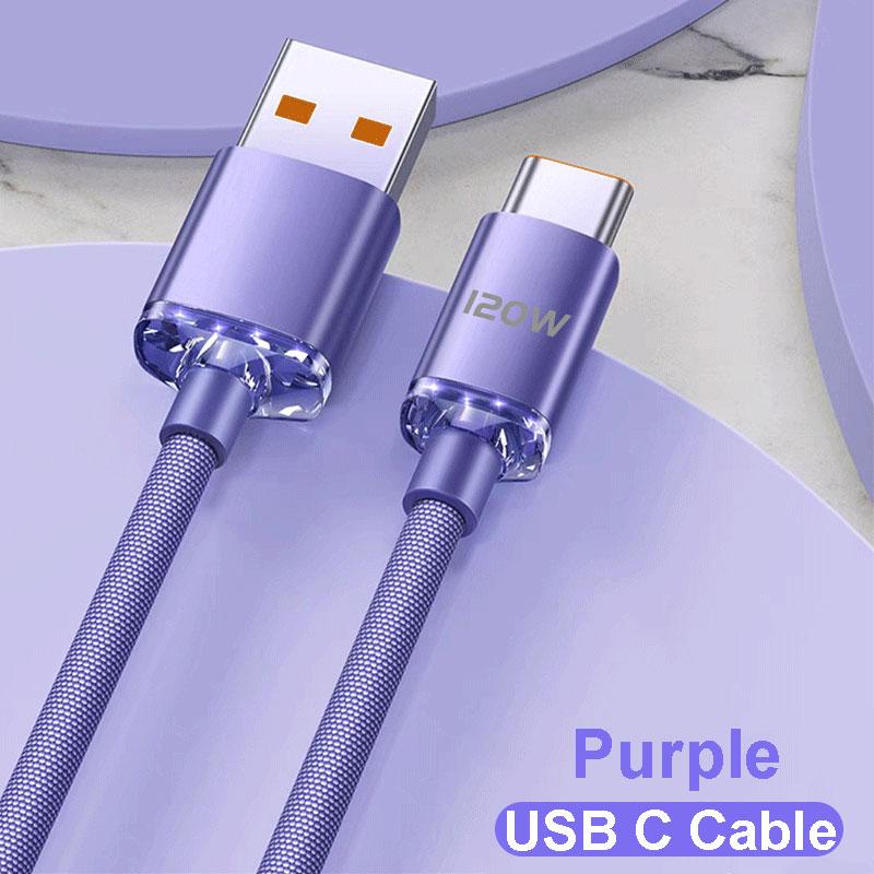 НОВЫЙ кабель USBA на Type C на USBC 120 Вт для серии iPhone 15 16 17 PD Быстрая зарядка USB C Кабель для передачи данных для Xiaomi OPPO Samsung