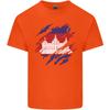 Torn Cambodia Flag Cambodian Day Football Unisexs Light Cotton TShirt